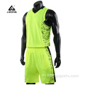 Jersey de baloncesto de diseño negro liso de alta calidad